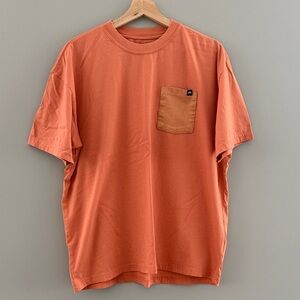 Nike SB 100% Cotton Loose Fit T-shirt Orange Large